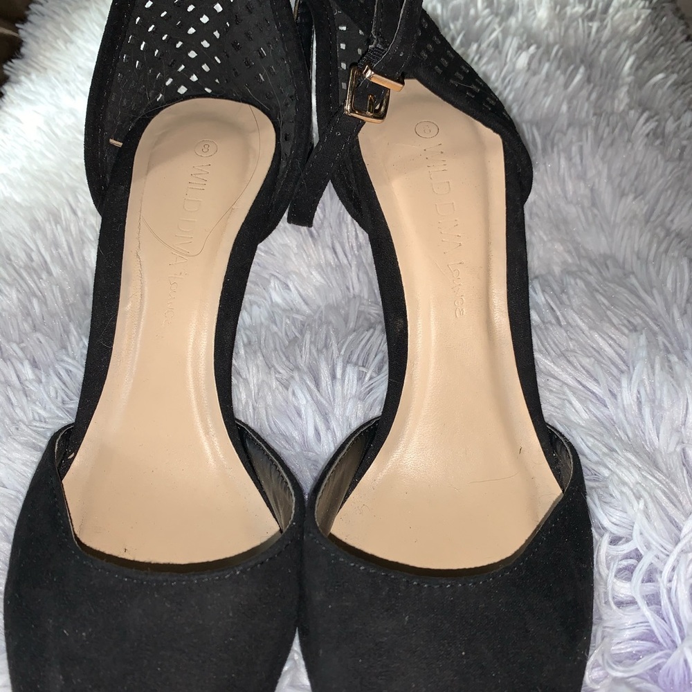Black heels